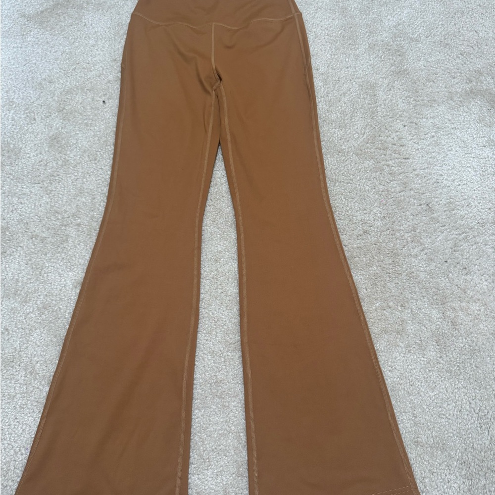 Lulu Brown Flare Pants